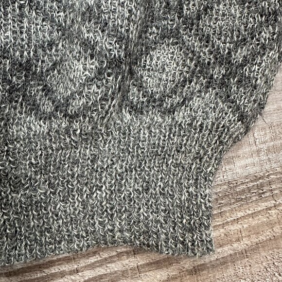 Vintage Pierre Cardin 100% Alpaca Wool Sweater Black Grey Made In Peru Men Sz L - Picture 5 of 13